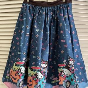 Unique Vintage x Hello Kitty Halloween Skirt